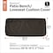 Classic Accessories Ravenna Water-Resistant 48x18x3" Patio Bench Cushion Cover, Espresso 60-362-016601-RT - alternate 4